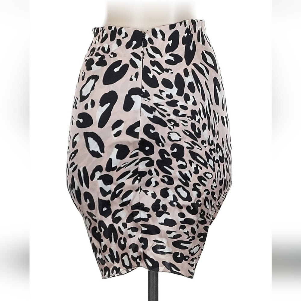 Alexandre‎ Vauthier Silk Leopard Print Pencil Skirt - Picture 2 of 8